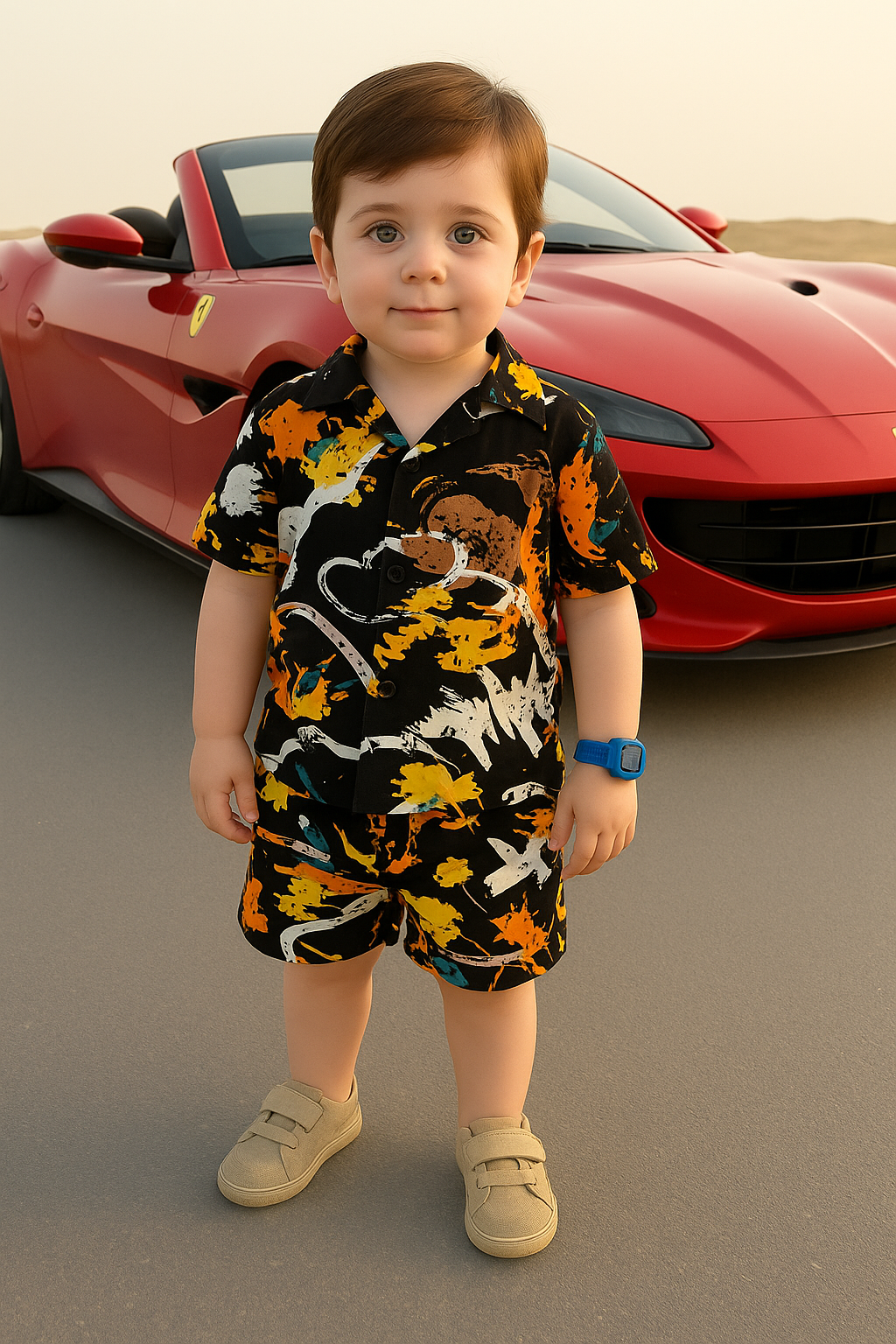 Premium Quality Baby Boy/Girl Co-ord Suit - Sports Black