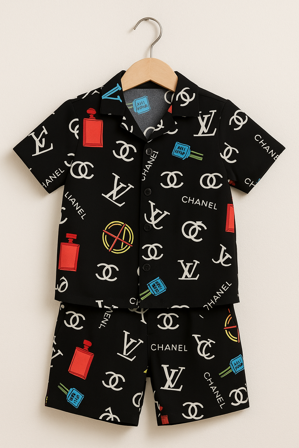 Premium Quality Baby Boy/Girl Co-ord Suit - Black GG