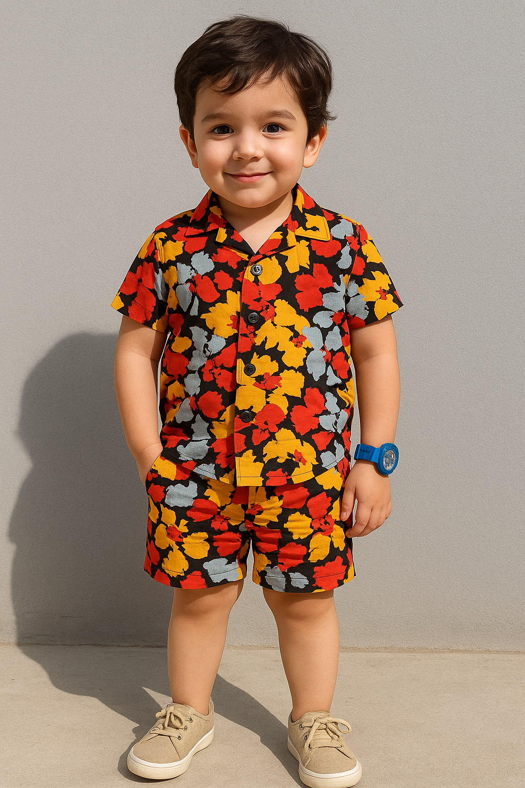 Premium Quality Baby Boy/Girl Co-ord Suit - Multi Flower