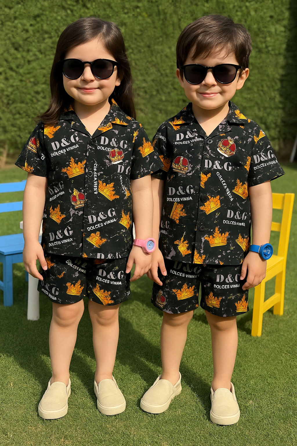 Premium Quality Baby Boy/Girl Co-ord Suit - Crown