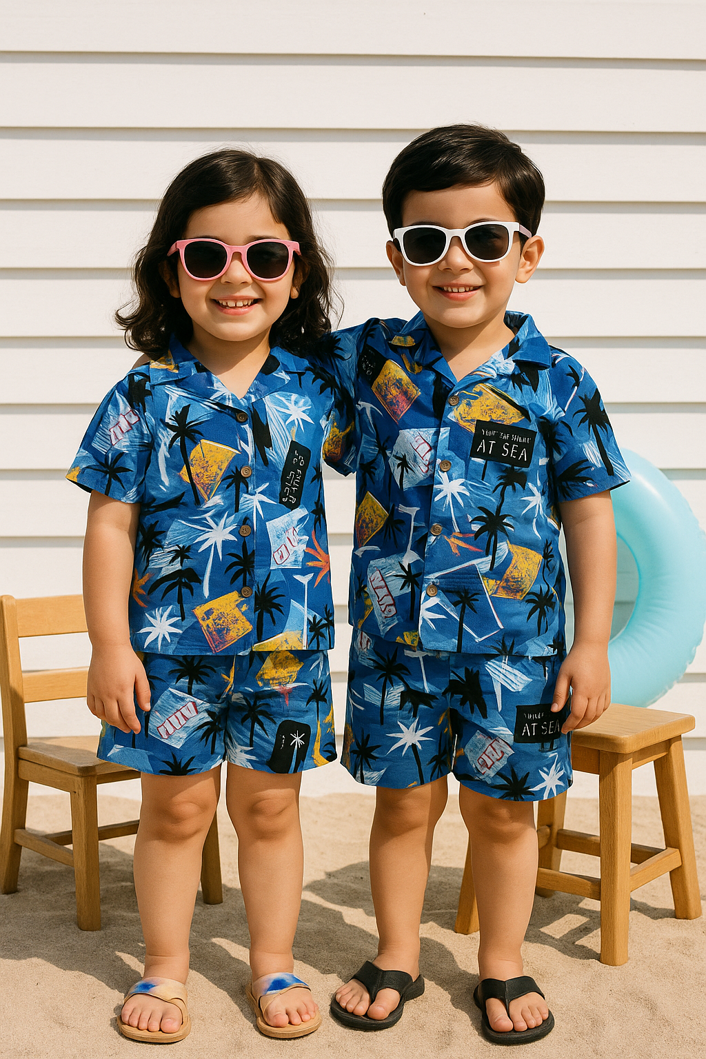 Premium Quality Baby Boy/Girl Co-ord Suit - Ocean Blue