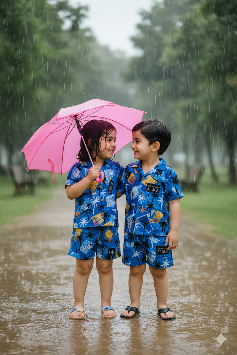 Premium Quality Baby Boy/Girl Co-ord Suit - Ocean Blue