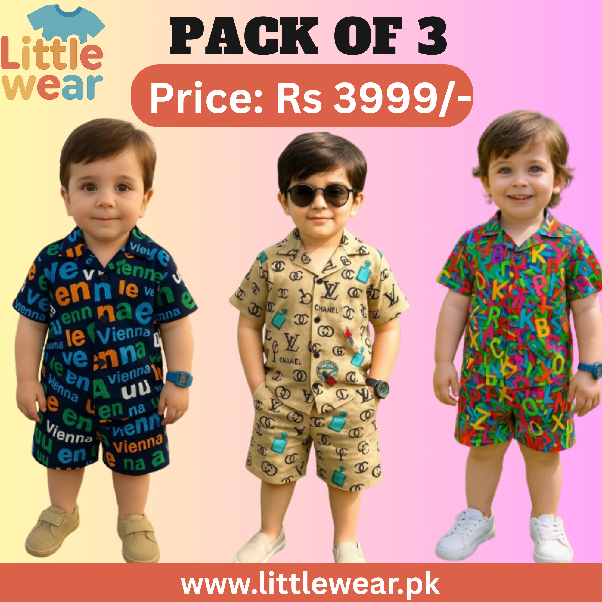 Pack of 3 Premium Quality Baby Boy/Girl Co-ord Suit - Super Deal